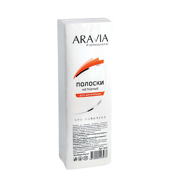 Aravia Professional Полоски нетканые для депиляции 7,6х23см, 100шт