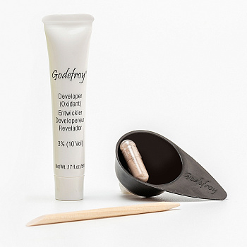 Godefroy Eyebrow Tind Black Краска-Хна в капсулах для бровей Черная, 1 капсула