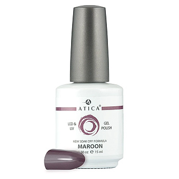 Atica Гель-лак Maroon 18GPM, 7.5мл