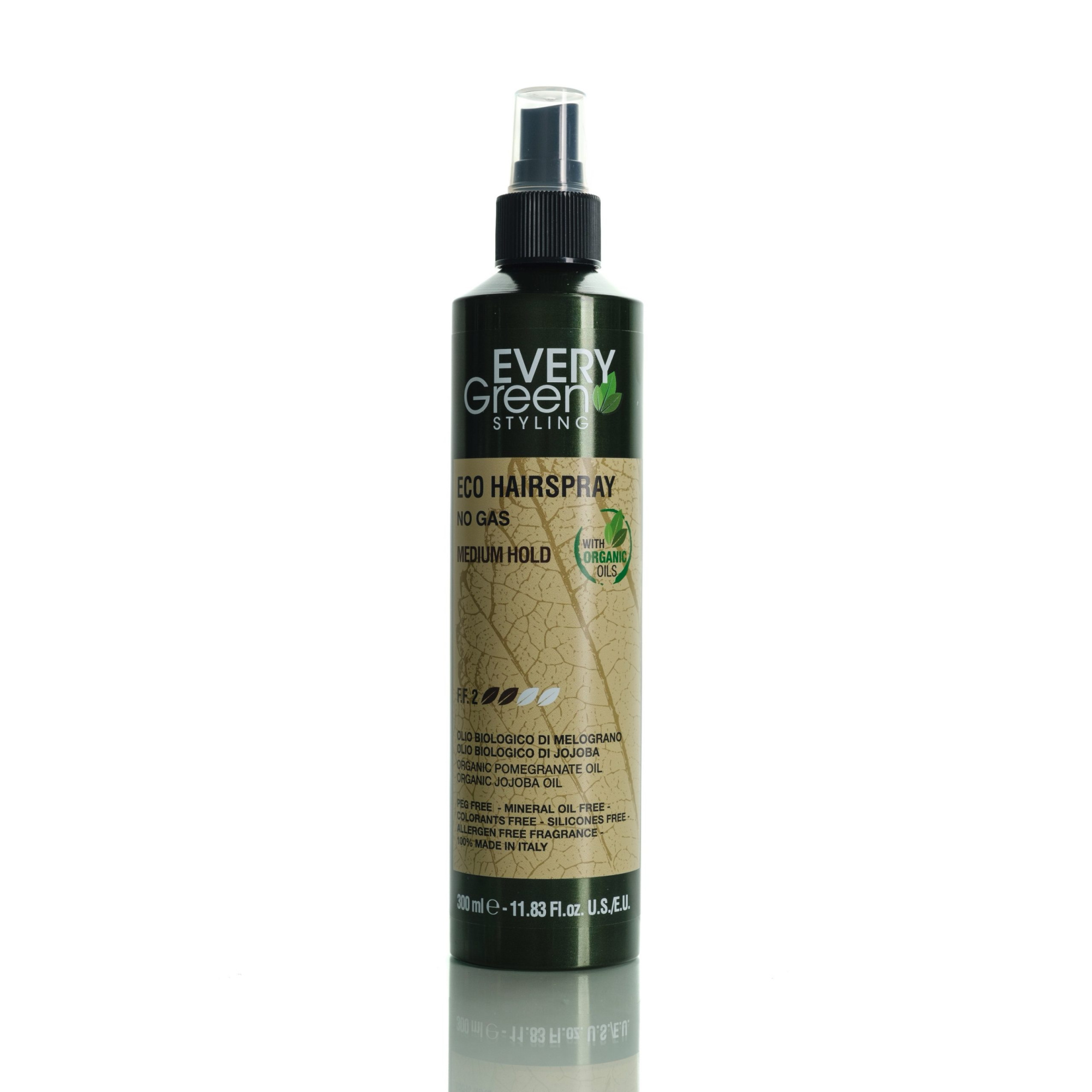 Dikson EVERY GREEN Экологический лак - спрей без газа средней фиксации, 300 мл. Eco Hair Spray No Gas Medium