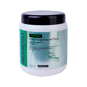 Brelil NUMERO VOLUME Маска для объема с экстрактом Асаи 1000мл