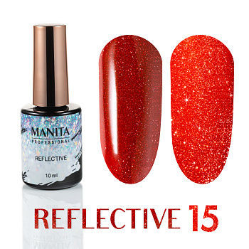 Manita Professional Гель-лак REFLECTIVE светоотражающий 15, 10мл.