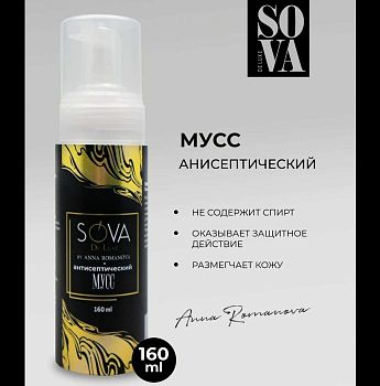 Sova De Luxe Антисептический мусс, 160мл