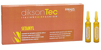 Dikson SETAMYL Ампульное ср-во при любой химической обработке волос12*12 мл