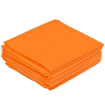 Простыня одноразовая 2000*700см, 30 г/кв.м, Оранжевая, 10шт (поштучно сложенные) Простыня одноразовая 2000*700см, 30 г/кв.м, Оранжевая, 10шт (поштучно сложенные)