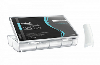 RuNail Типсы (классические, натуральные, короткая контактная зона), 500шт