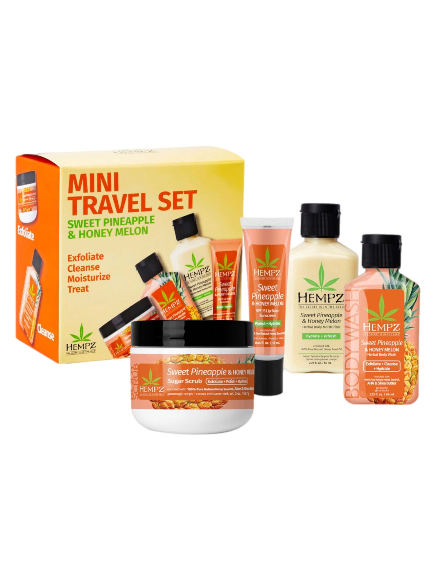  Набор Hempz Mini Travel Set Sweet Pineapple & Honey Melon