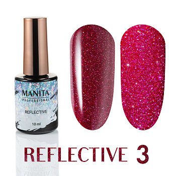 Manita Professional Гель-лак REFLECTIVE светоотражающий 03, 10мл.