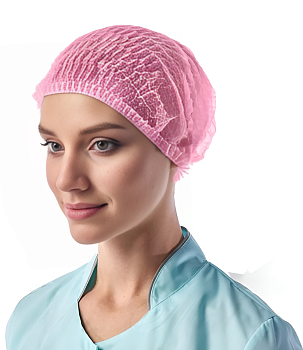 Шапочка "Шарлотта" розовый, 100шт/уп.