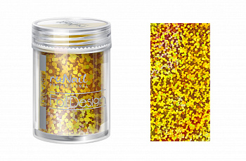 RuNail Дизайн для ногтей: фольга (золотой, голографический), 1,5 м