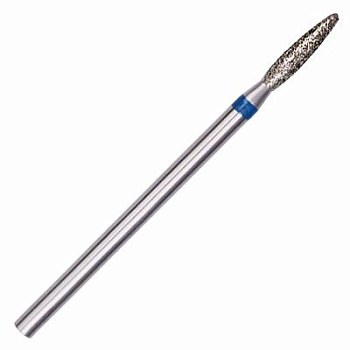 Irisk Фреза алмазная пламевидная Закругленная, Синяя (Средняя зернистость) Ø0,23мм