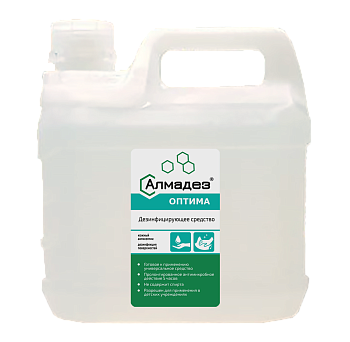 «Алмадез-оптима» кожный антисептик и дезинфекция поверхностей, 3 л.
