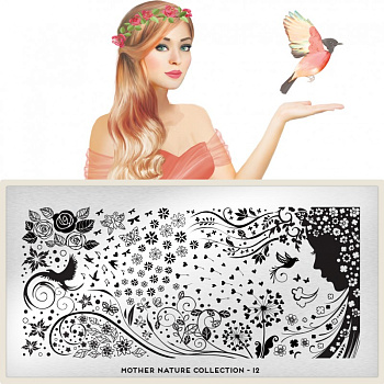MoYou London Пластина для стемпинга Mother Nature №12
