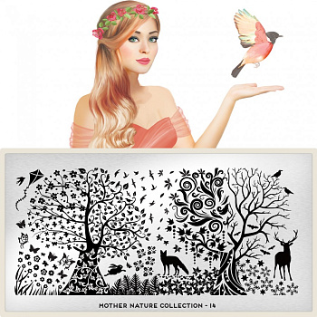 MoYou London Пластина для стемпинга Mother Nature №14