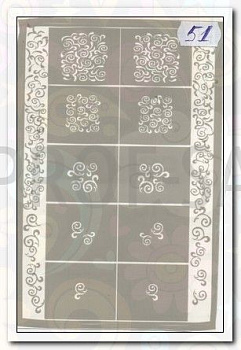 АэроСтиль Трафарет для аэрографа №51