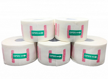 1-TOUCH Воротнички бумажные 5*100, Розовый