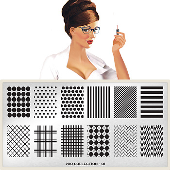 MoYou London Пластина для стемпинга PRO XL №01