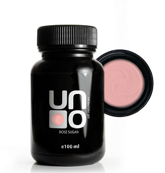 UNO Камуфлирующий моделирующий гель Rose Sugar — «Розовый», 100мл