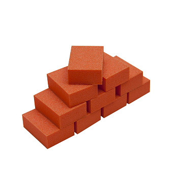 Planet Nails Мини баф для ногтей зауженный оранжевый 10шт/уп Planet Nails Мини баф для ногтей зауженный оранжевый 10шт/уп