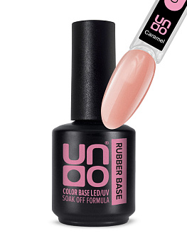 UNO Камуфлирующая база Rubber Color Base Gel Caramel, 12мл