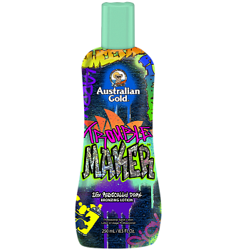 Лосьон для загара Australian Gold Trouble Maker, 250мл. 25Х бронзаторами