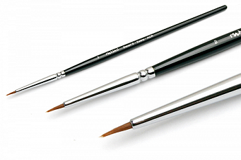 RuNail Кисть для дизайна Detail S Sable ACR №2 RuNail Кисть для дизайна Detail S Sable ACR №2
