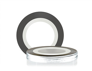 RuNail Самоклеющаяся лента для дизайна ногтей (белая), 20м