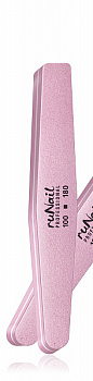 RuNail Шлифовщик Универсальный, Розовый, Ромб, 100/180гр RuNail Шлифовщик Универсальный, Розовый, Ромб, 100/180гр