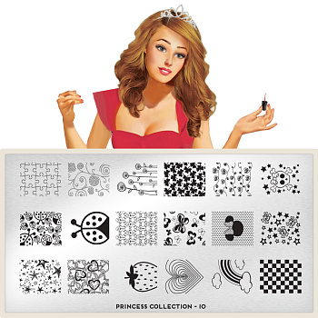 MoYou London Пластина для стемпинга Princess №10