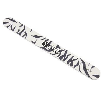 YOKO Пилка для ногтей с рисунком 240/240 Зебра YOKO Пилка для ногтей с рисунком 240/240 Зебра