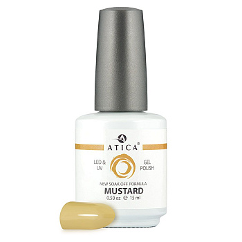 Atica Гель-лак Mustard 126GPM, 7.5мл
