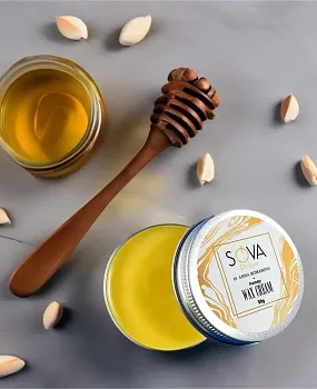 Sova De Luxe Увлажняющий крем-воск, мед, 30гр