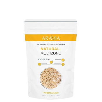 Aravia Professional Воск полимерный для депиляции NATURAL-MULTIZONE, 1кг