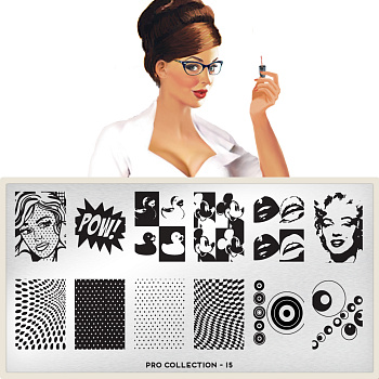 MoYou London Пластина для стемпинга PRO XL №15