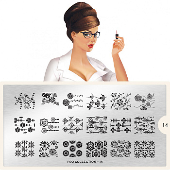 MoYou London Пластина для стемпинга PRO №14