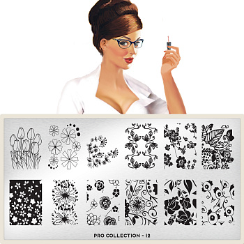 MoYou London Пластина для стемпинга PRO XL №12