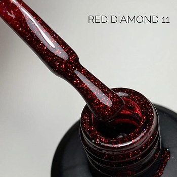 Sova De Luxe Red Diamond 11 гель-лак, 15мл.