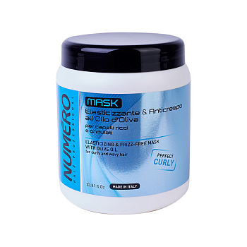 Brelil NUMERO ELASTIC and FRIZZ-FREE Маска для моделирования с оливковым 1000мл