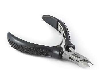METZGER Кусачки кутикульные PN-1105-D(6mm) Черная силиконовая ручка (матовые)