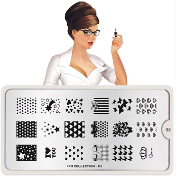 MoYou London Пластина для стемпинга PRO №05