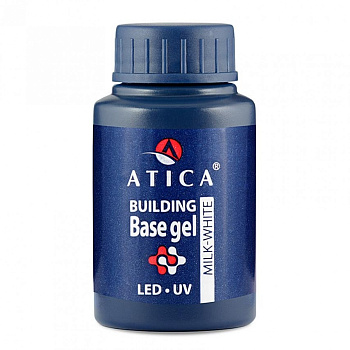Atica Base Gel Building Milk White, 30мл