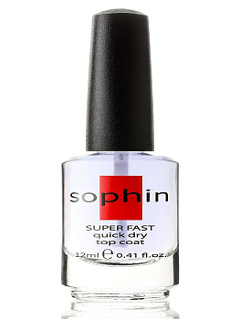 Sophin Верхнее покрытие Суперсушка Top Coat, 12мл
