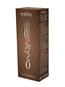 ESTEL ONLY looks Краска для бровей и ресниц, Коричневая