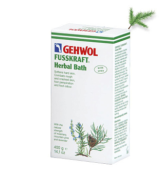 Gehwol Травяная ванна Fusskraft Herbal Bath, 400гр