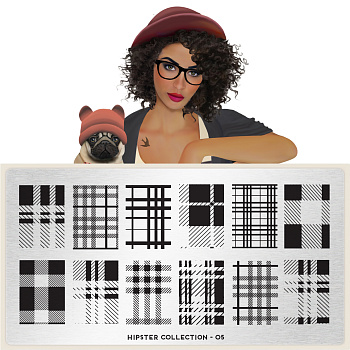 MoYou London Пластина для стемпинга Hipster №05