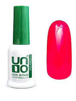 UNO Гель–лак №129 Shoking Pink — «Шокирующий розовый», 8мл