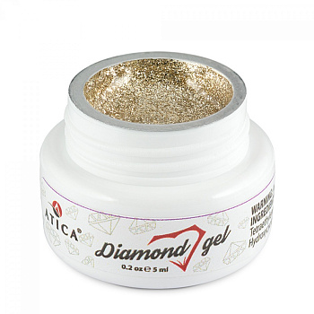 Atica Гель-паста Diamond Gold, 5мл