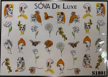 Sova De Luxe Стикер S1801