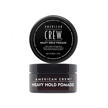 American Crew Помада для укладки волос сильной фиксации Crew Heavy Hold Pomade, 85г