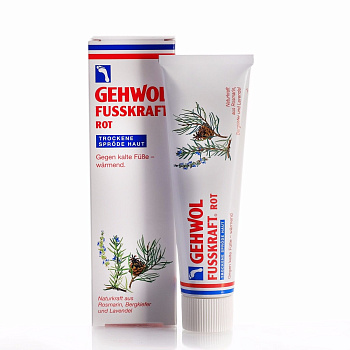 Gehwol Красный бальзам для сухой кожи Fusskraft Rot trockene Sprode Haut 125мл